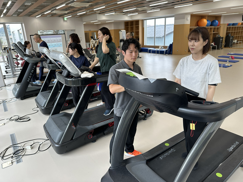 トレーニング中の様子