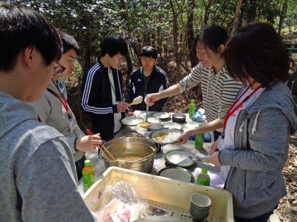 野外炊飯