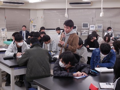 3年生による質疑応答様子