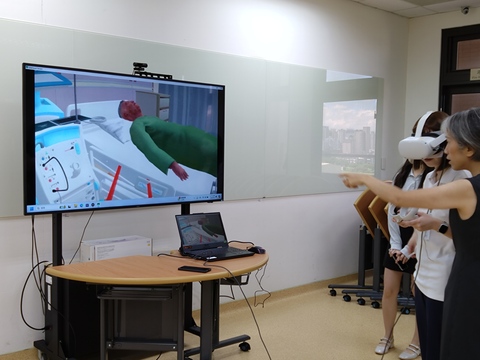 VR活用の看護