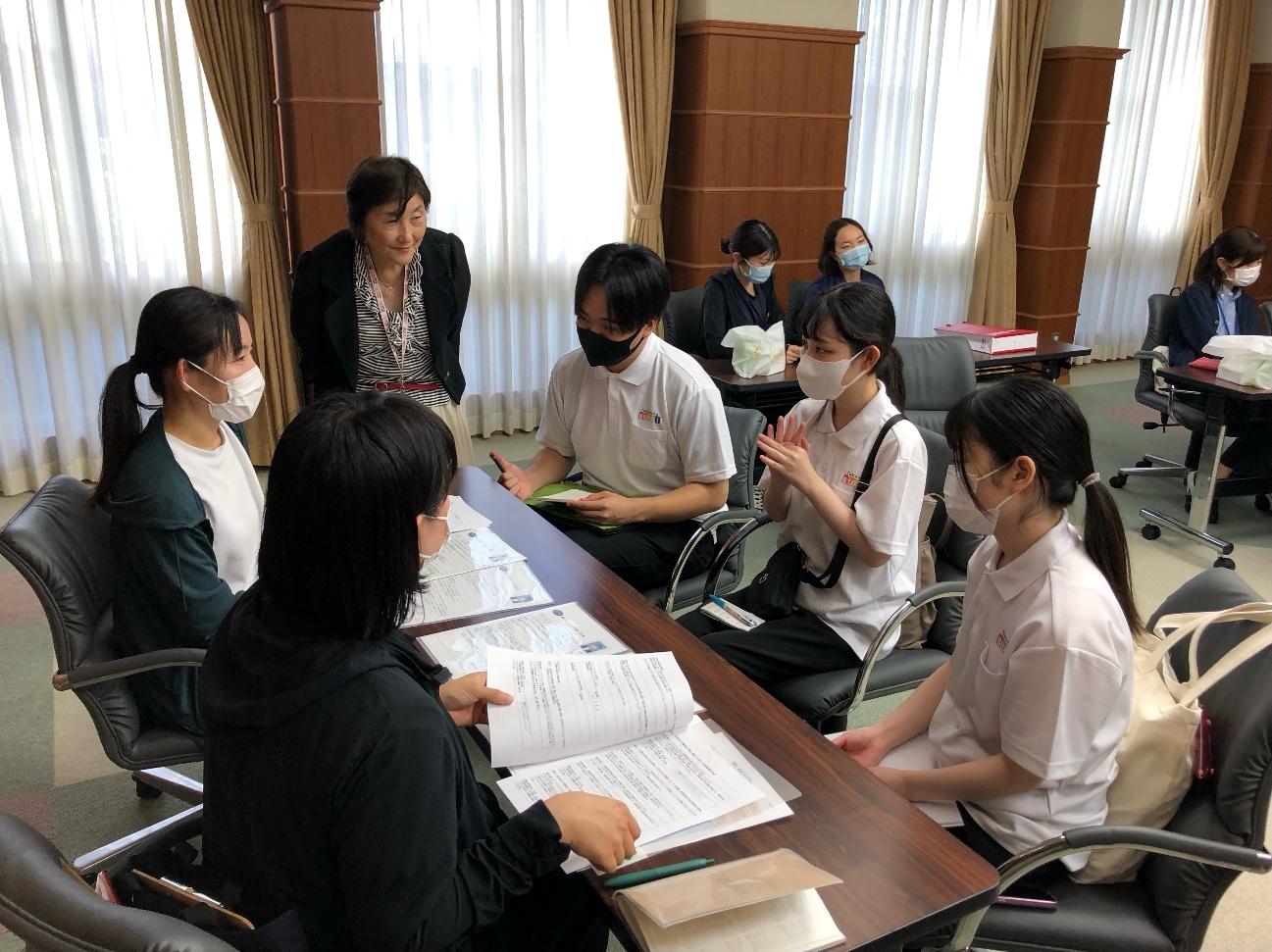 実習先へ質問