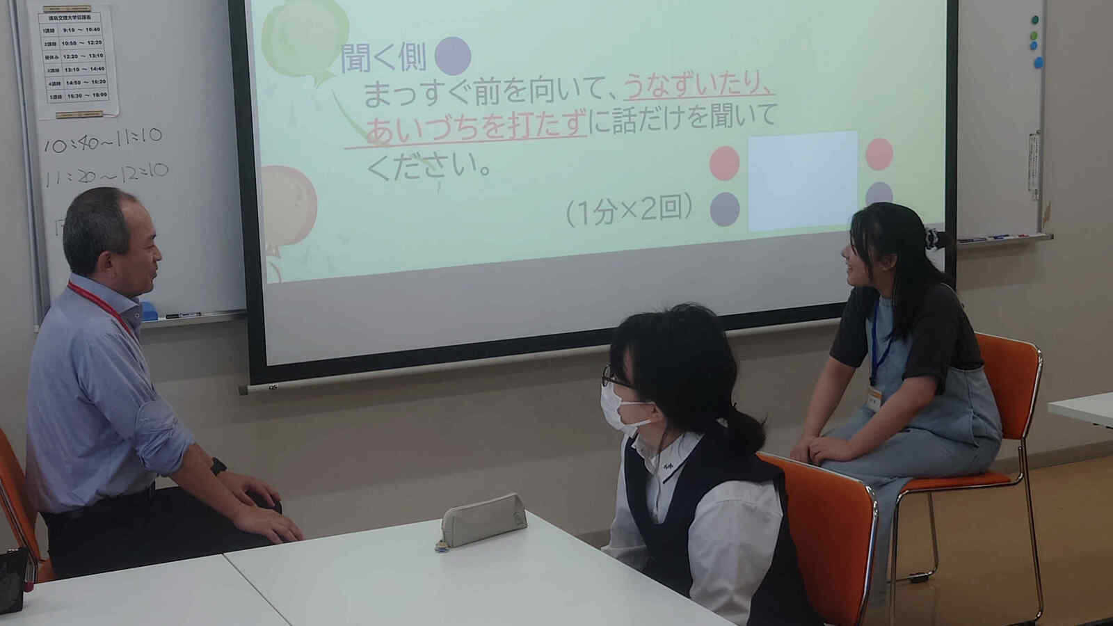 傾聴の実演
