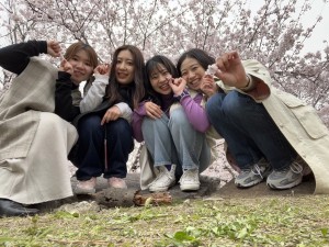 お花見に行ってきました~!
