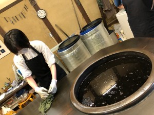 藍染体験☆!
