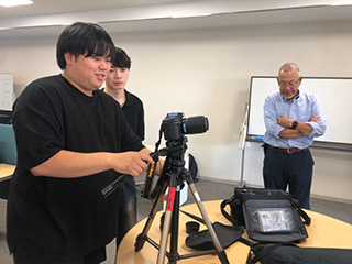 メディア基礎演習　授業の様子