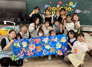 おさかなさん　こんにちは