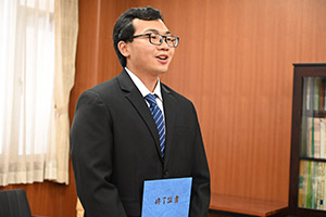 2025前期交換留学生修了式