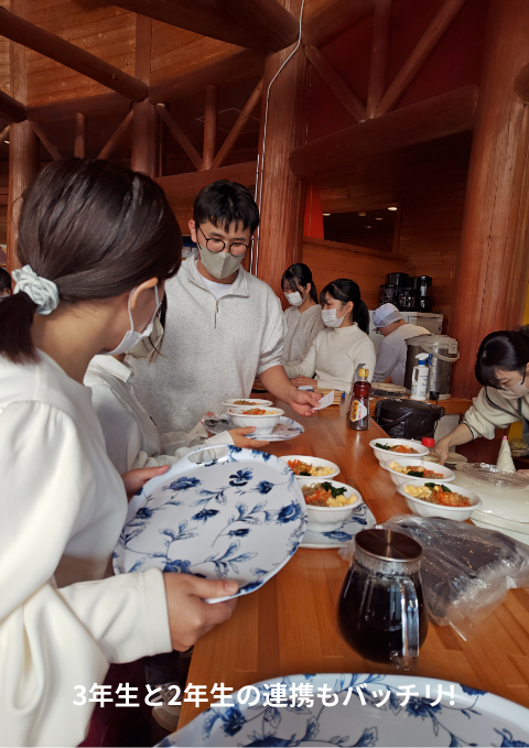 3年生と2年生の連携もバッチリ