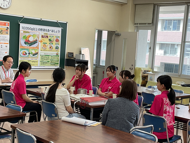 7在学生との交流 7在学生との交流