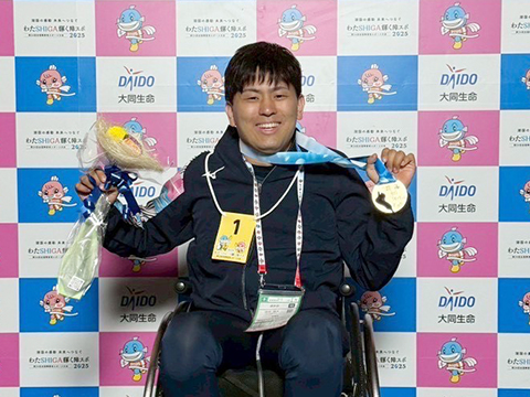 優勝した田中さん