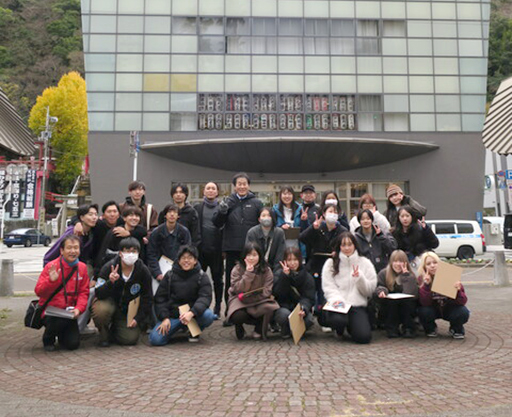 地域学スタートアップコース「徳島市のまちづくり探訪！」川と建築を巡るピクトグラム制作体験報告