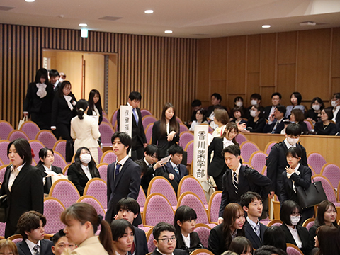 入学式の様子