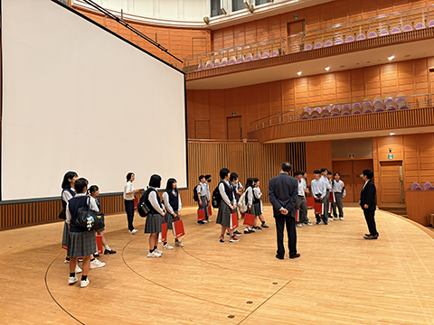 むらさきホール見学
